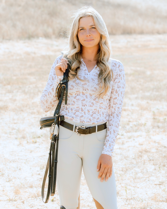 D. D. Impulsion & Straightness LORI Long Sleeve Signature Sunshirt