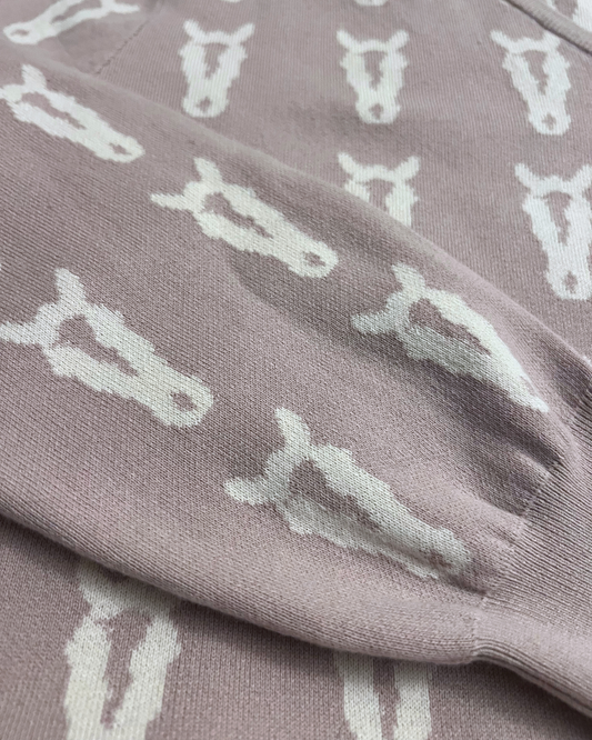 The Deinhardt Varsity Sweater - Merry Mauve