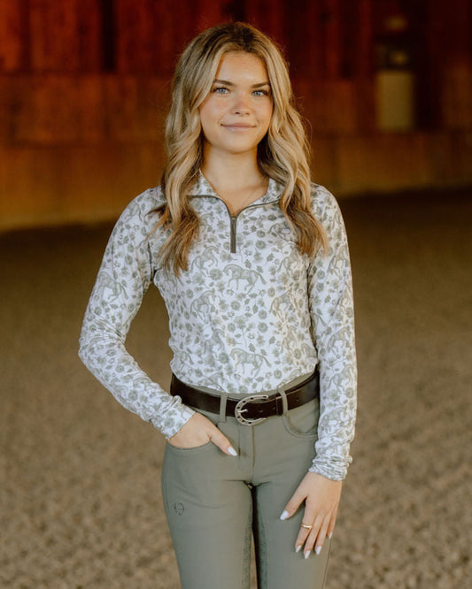 D. D. Connection Collection EVERGREEN Long Sleeved Training Shirt