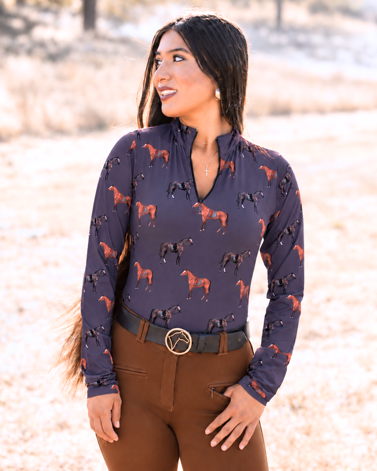 D. D. Connection MAN O WAR Long Sleeve Signature Sunshirt
