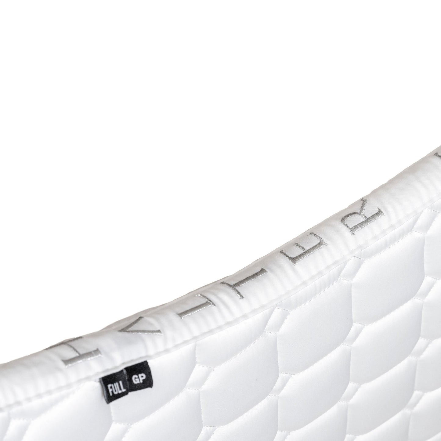 Satin Classic Dressage Saddle Pad - White