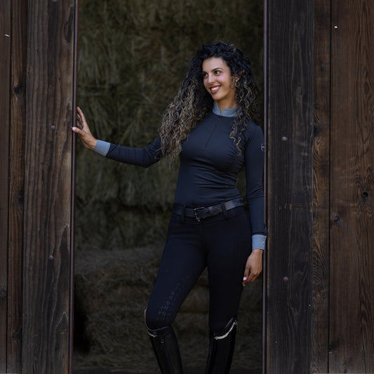 La Sombra - Black Onyx Polo Belt