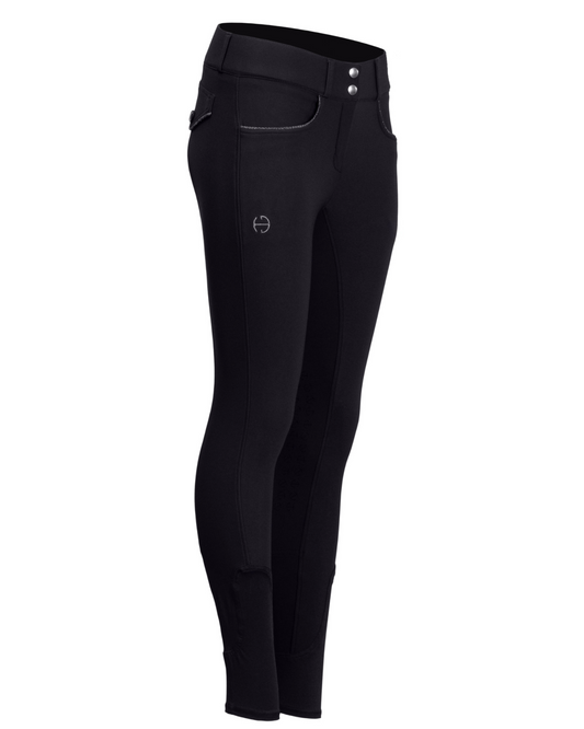Evolution Knee Patch Breeches - Black w/ Anthracite