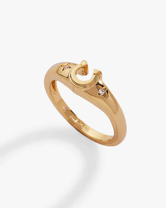 Lucky Horseshoe Ring