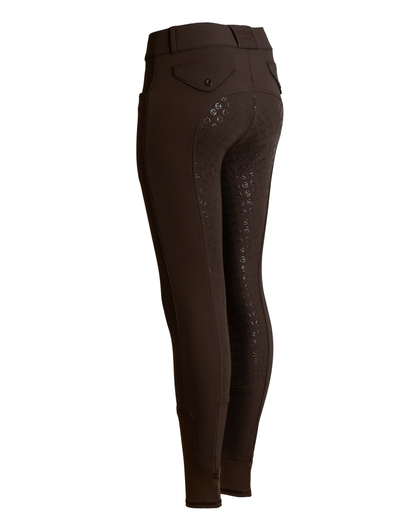 Evolution Full Seat Breeches - Mocha Brown