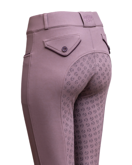 Evolution Full Seat Breeches - French Lilac - MID WAIST