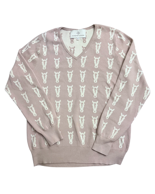 The Deinhardt Varsity Sweater - Merry Mauve