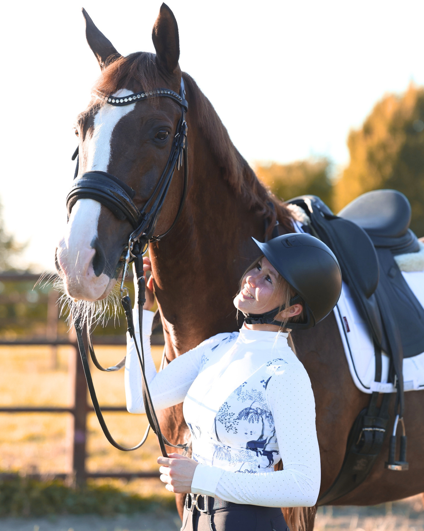 D. D. Long Sleeve Capriole Competition Shirt - ELOISE