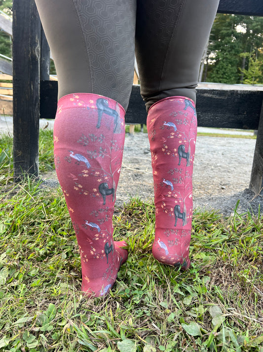 D.D. Prints with a Purpose SHANGRI-LA Riding Socks