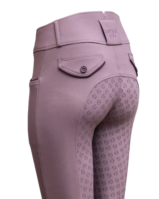 Evolution Full Seat Breeches - French Lilac - HIGH WAIST
