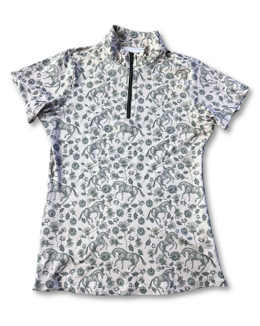 D. D. Connection Collection EVERGREEN Short Sleeved Training Shirt