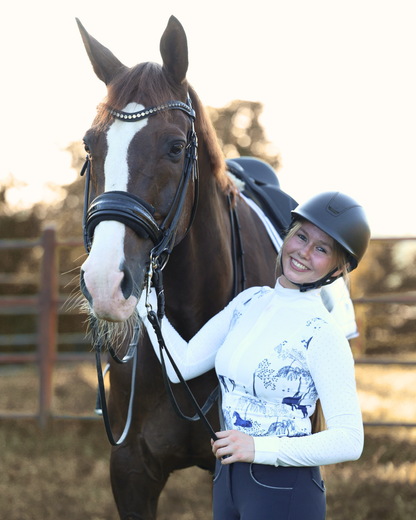 D. D. Long Sleeve Capriole Competition Shirt - ELOISE