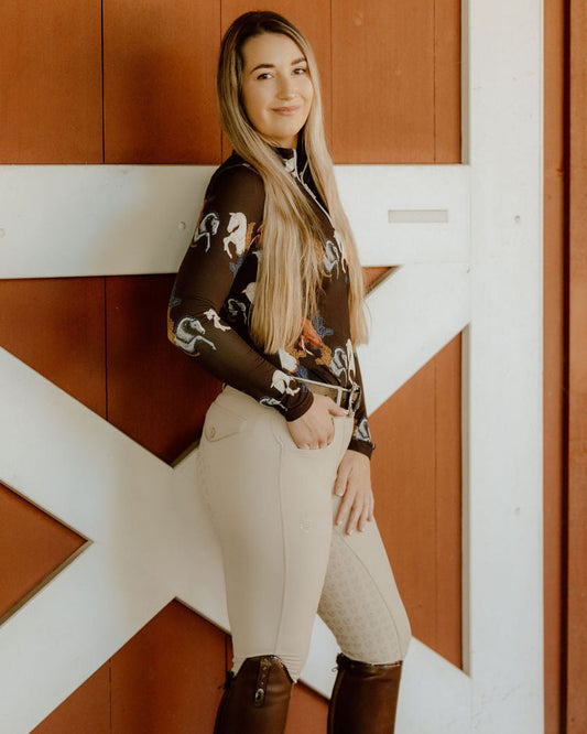 Evolution Full Seat Breeches - Desert Sand