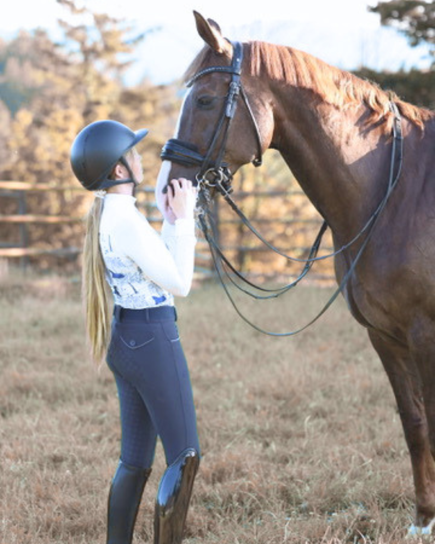 D. D. Long Sleeve Capriole Competition Shirt - ELOISE