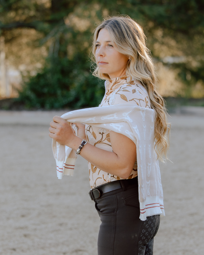 The Deinhardt Varsity Sweater - Cremello