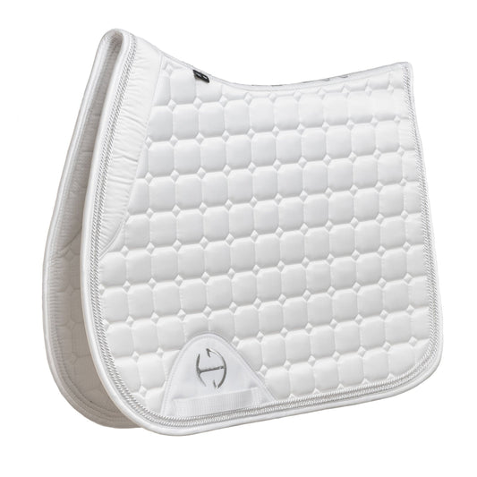Satin Classic Jump Saddle Pad - White