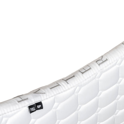 Satin Classic Dressage Saddle Pad - White