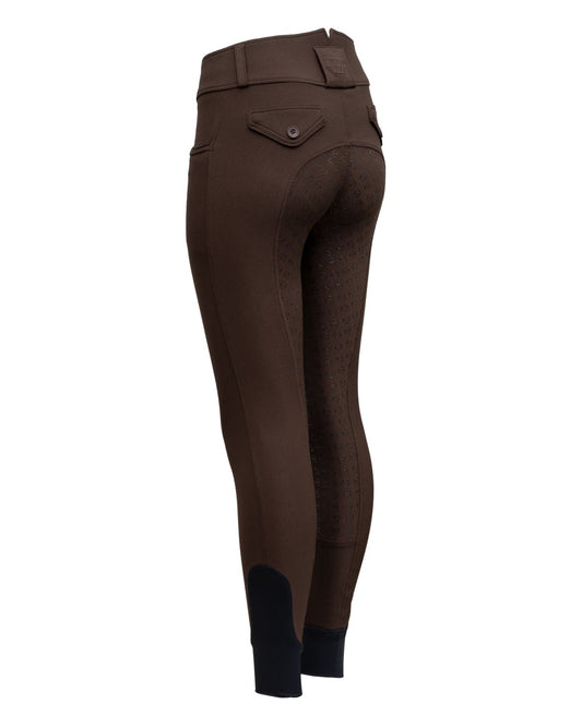 Evolution Mystique High Waist Full Seat Breeches - Black Coffee