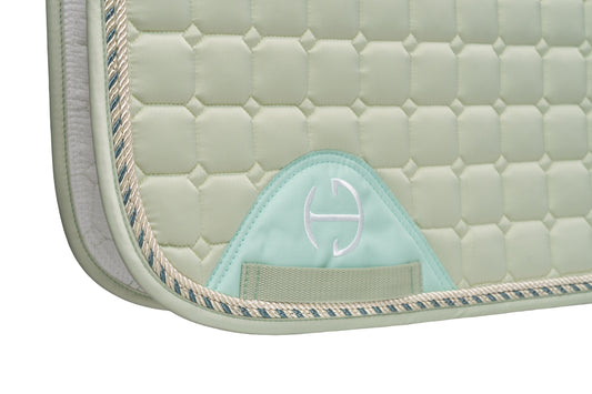 Satin Classic Dressage Saddle Pad - Mint Sorbet