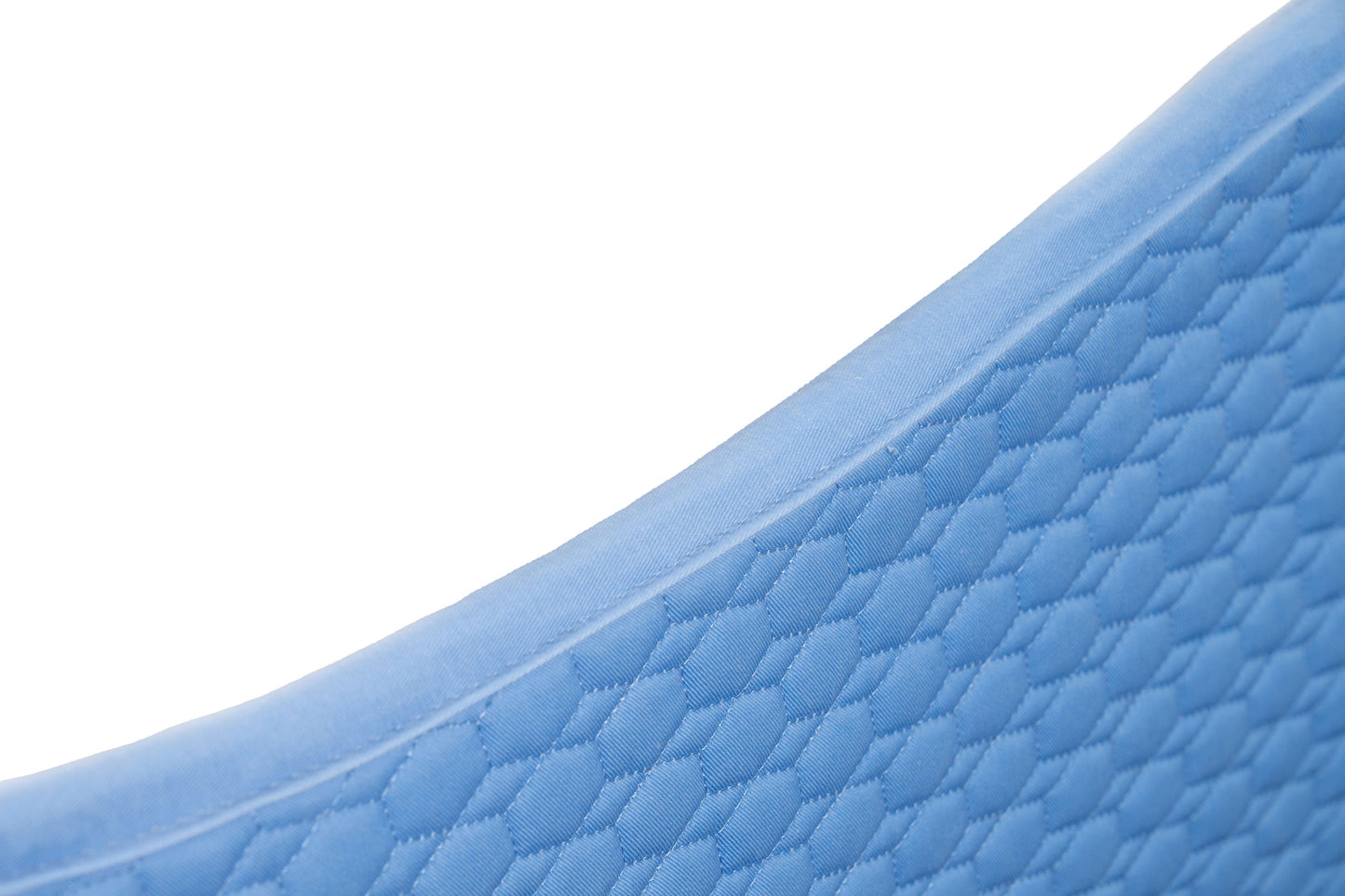 European Cotton Dressage Saddle Pad - Sky Blue