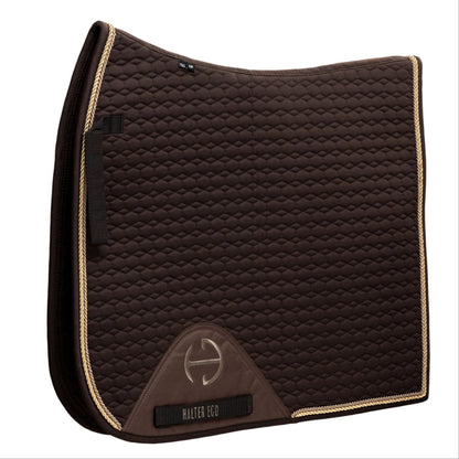 European Cotton Dressage Saddle Pad - Chocolate