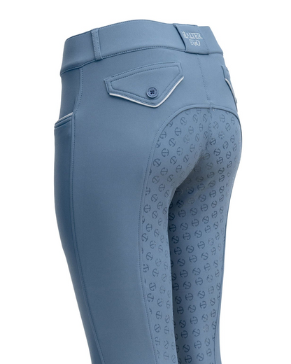 Evolution Full Seat Breeches - Carolina Blue