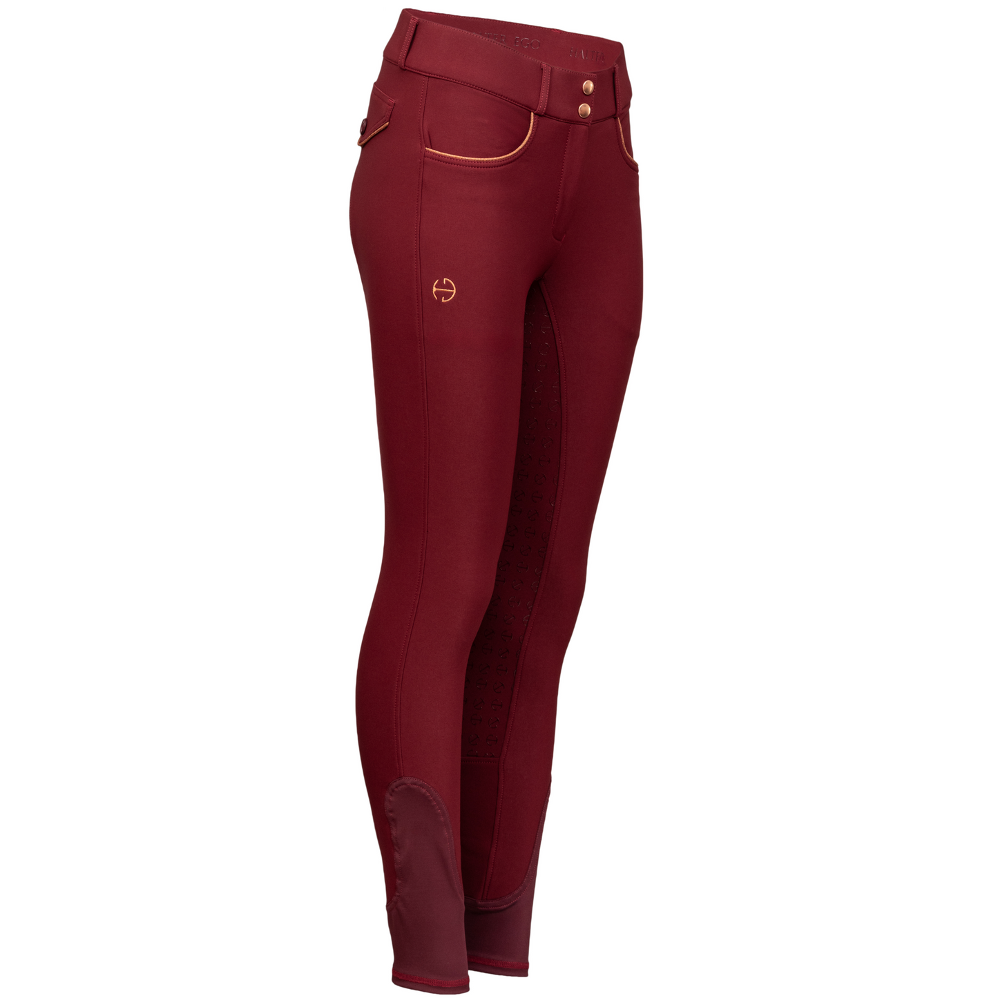 Evolution Full Seat Breeches - Barn Red - MID WAIST