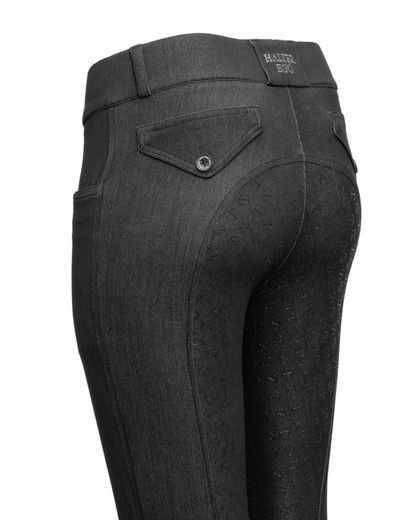 Evolution Heritage Denim Full Seat Breeches - Black