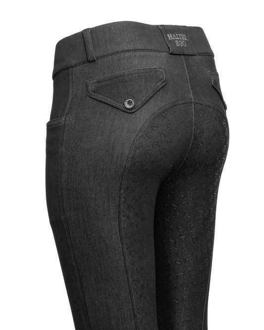 Evolution Heritage Denim Full Seat Breeches - Black