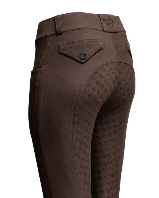 Evolution Heritage Denim Full Seat Breeches - Brown