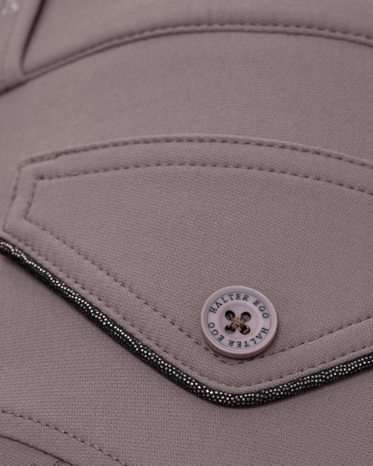 Evolution Mystique Mid Waist Full Seat Breeches - Sparrow