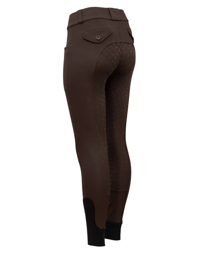 Evolution Mystique Mid Waist Full Seat Breeches - Black Coffee