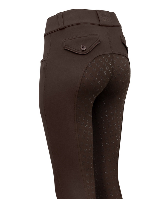 Evolution Mystique Mid Waist Full Seat Breeches - Black Coffee