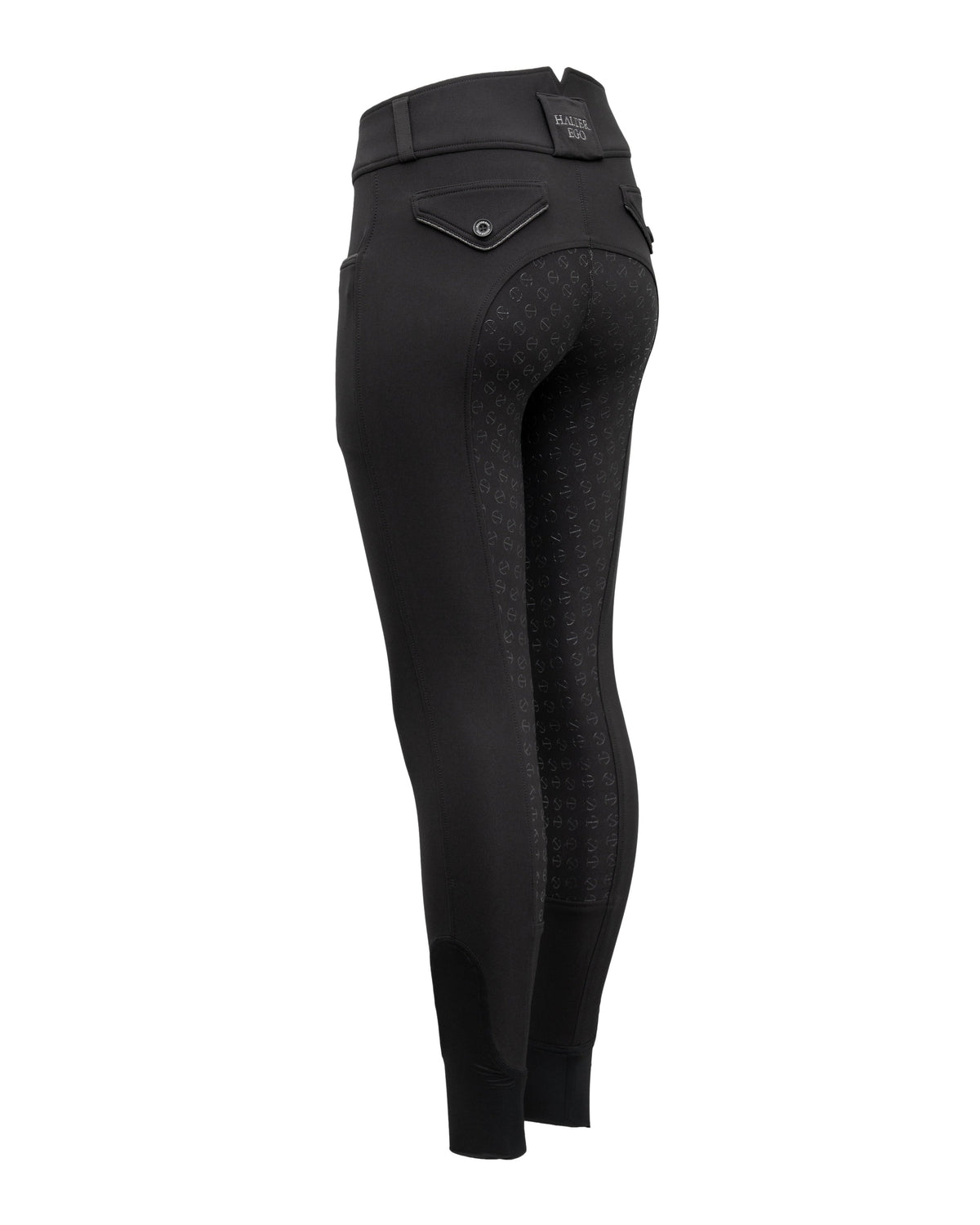 Evolution Mystique High Waist Full Seat Breeches - Smoky Black with Gunmetal