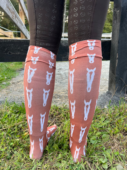 D.D. Prints with a Purpose "BETH" Riding Socks