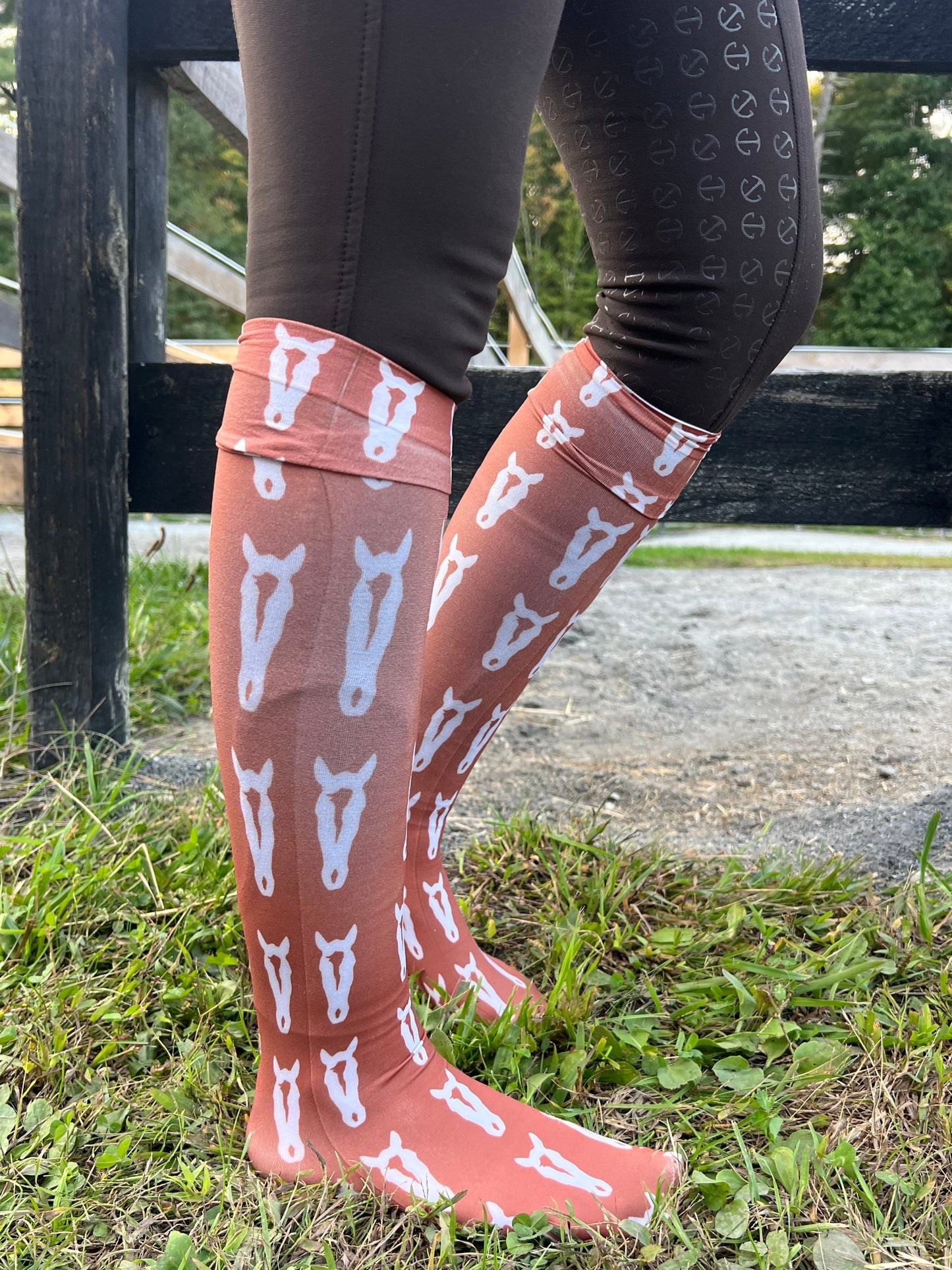 D.D. Prints with a Purpose "BETH" Riding Socks