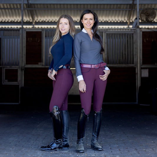 Evolution Knee Patch Breeches - Merlot