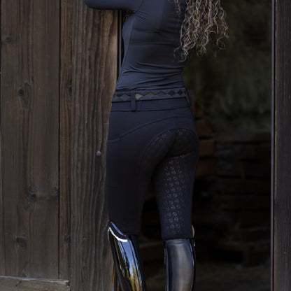 La Sombra - Black Onyx Polo Belt
