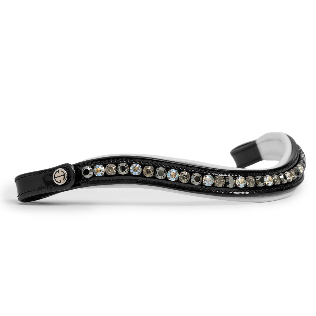 The MONT BLANC Black Patent Leather Snaffle