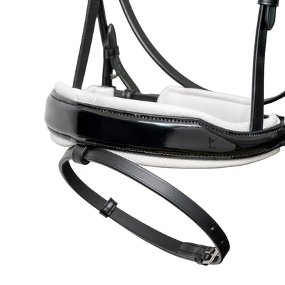 The MONT BLANC Black Patent Leather Snaffle