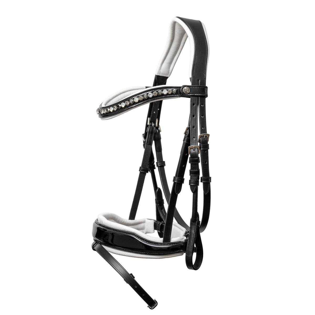 The MONT BLANC Black Patent Leather Snaffle