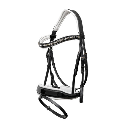The MONT BLANC Black Patent Leather Snaffle