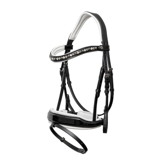 The MONT BLANC Black Patent Leather Snaffle