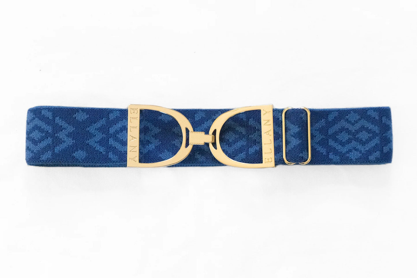 ELLANY Royal Tribal - 1.5" Gold Stirrup Elastic Belt