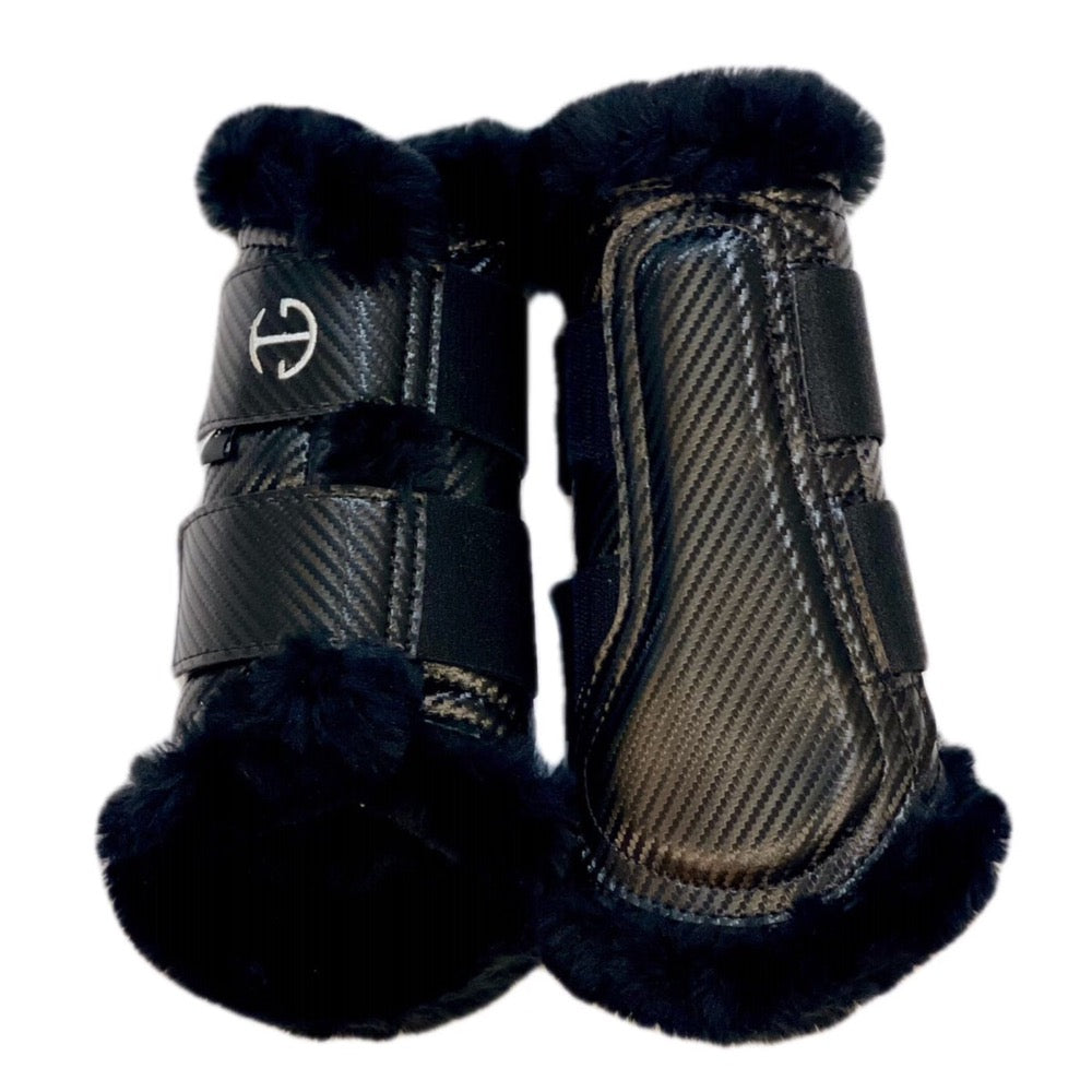 Carbon Tech Collection Brushing Boots - Black