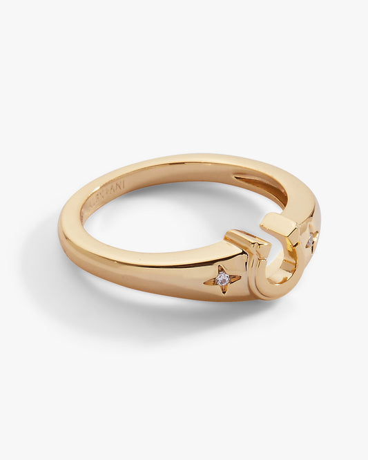 Lucky Horseshoe Ring