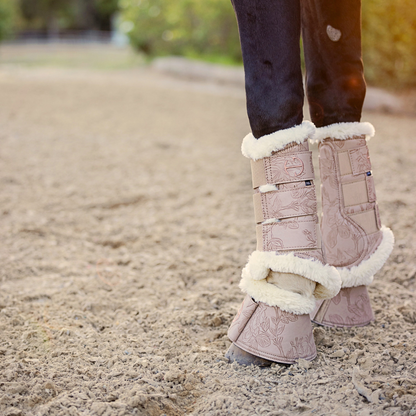 Romance Collection Bell Boots - Champagne